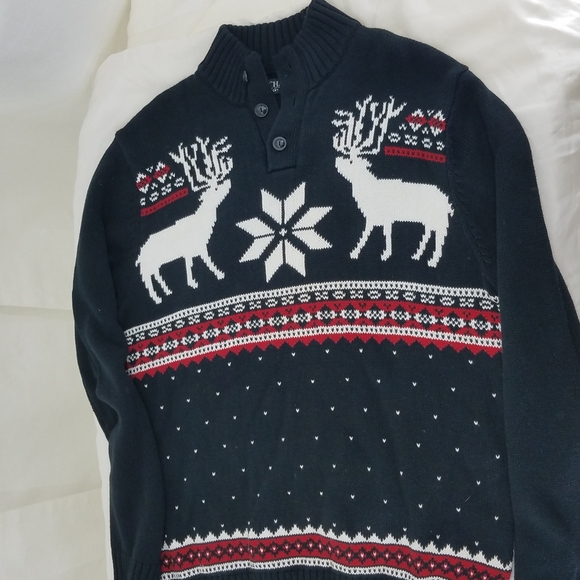 Chaps Reindeer Games  Sweater- Size M - Picture 2 of 6